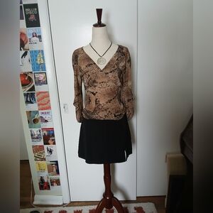 Vintage 90s A. Byer Whimsigoth Bell Sleeve Top